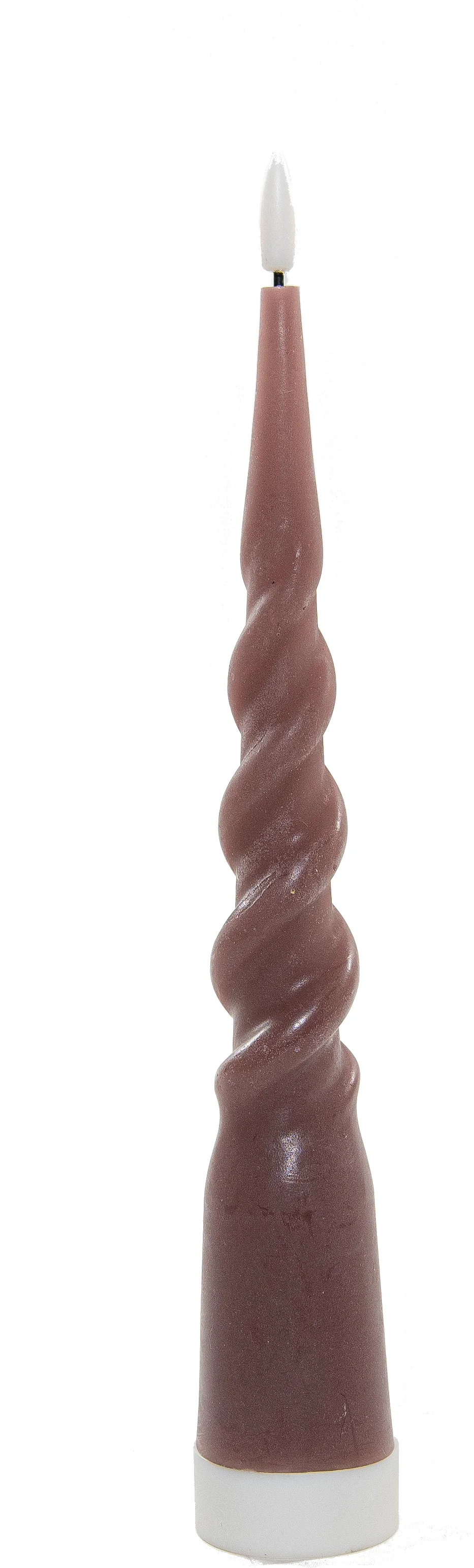 Anna's Collection LED dinerkaars Swirl roze D 2 H 29 cm