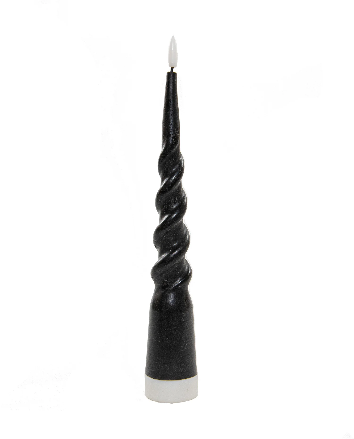 Anna's Collection LED dinerkaars Swirl zwart D 2 H 29 cm