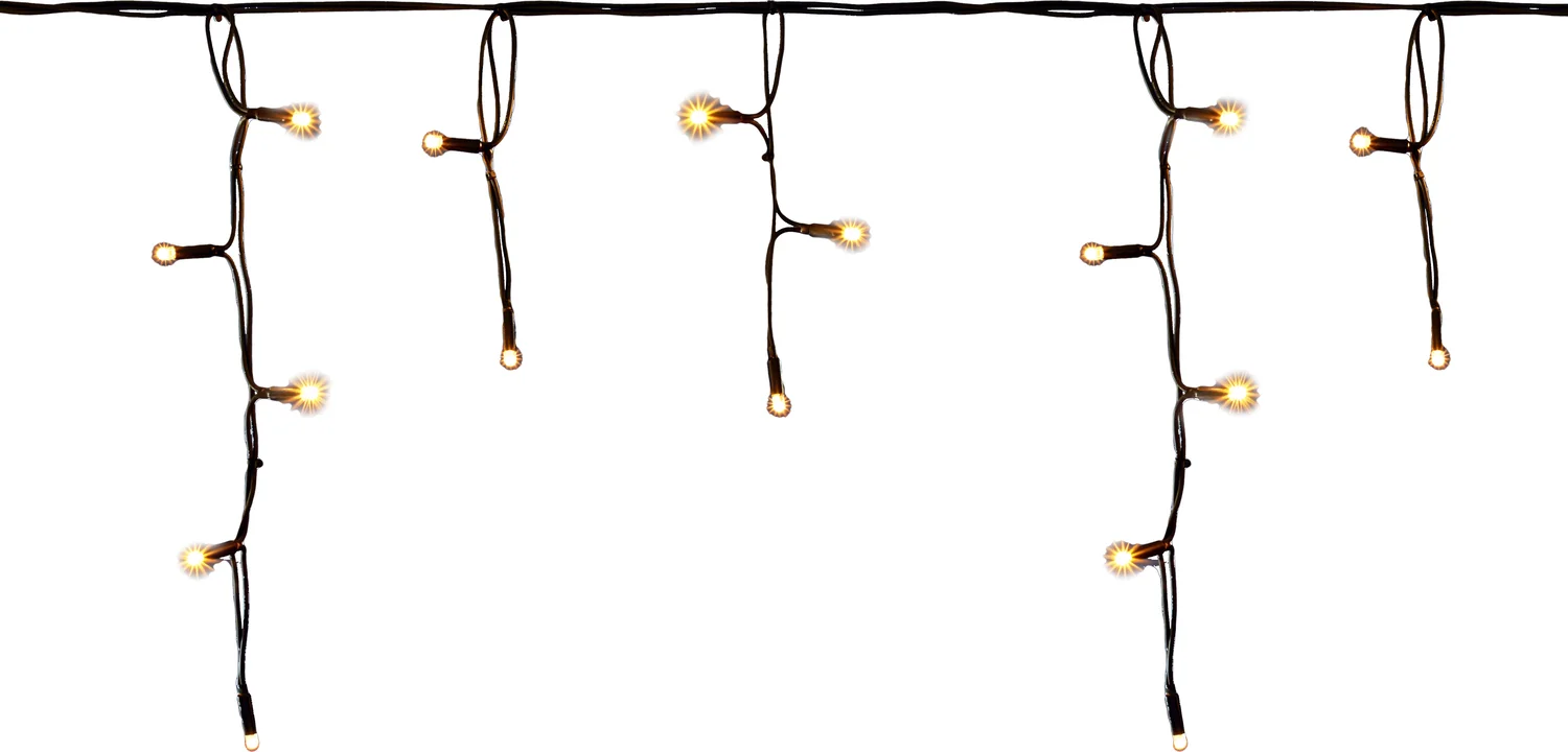 Anna's Collection ijspegelverlichting met 200 lampjes extra warm 5 m