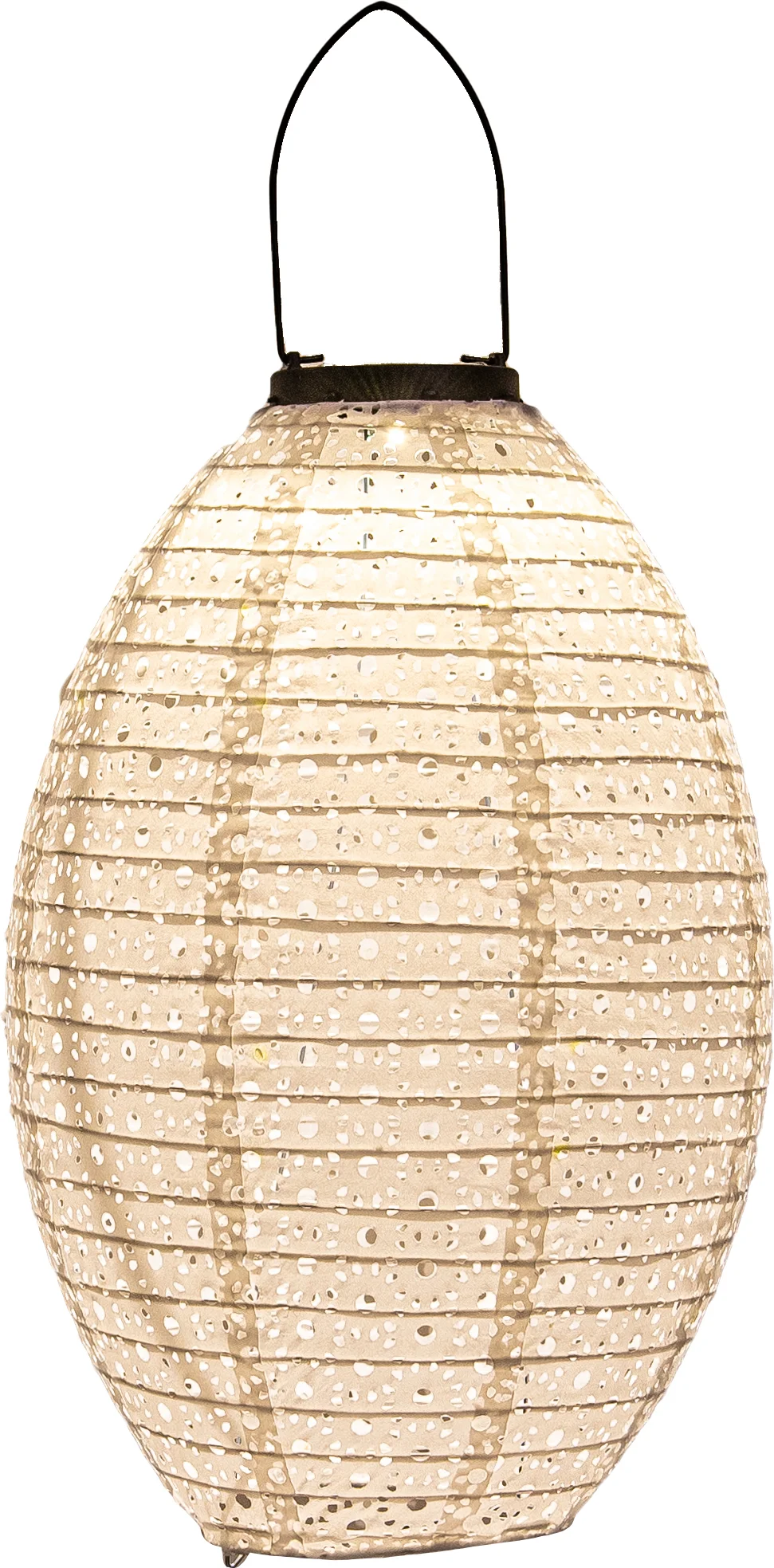 Anna's Collection lampion wit D 22 H 32 cm