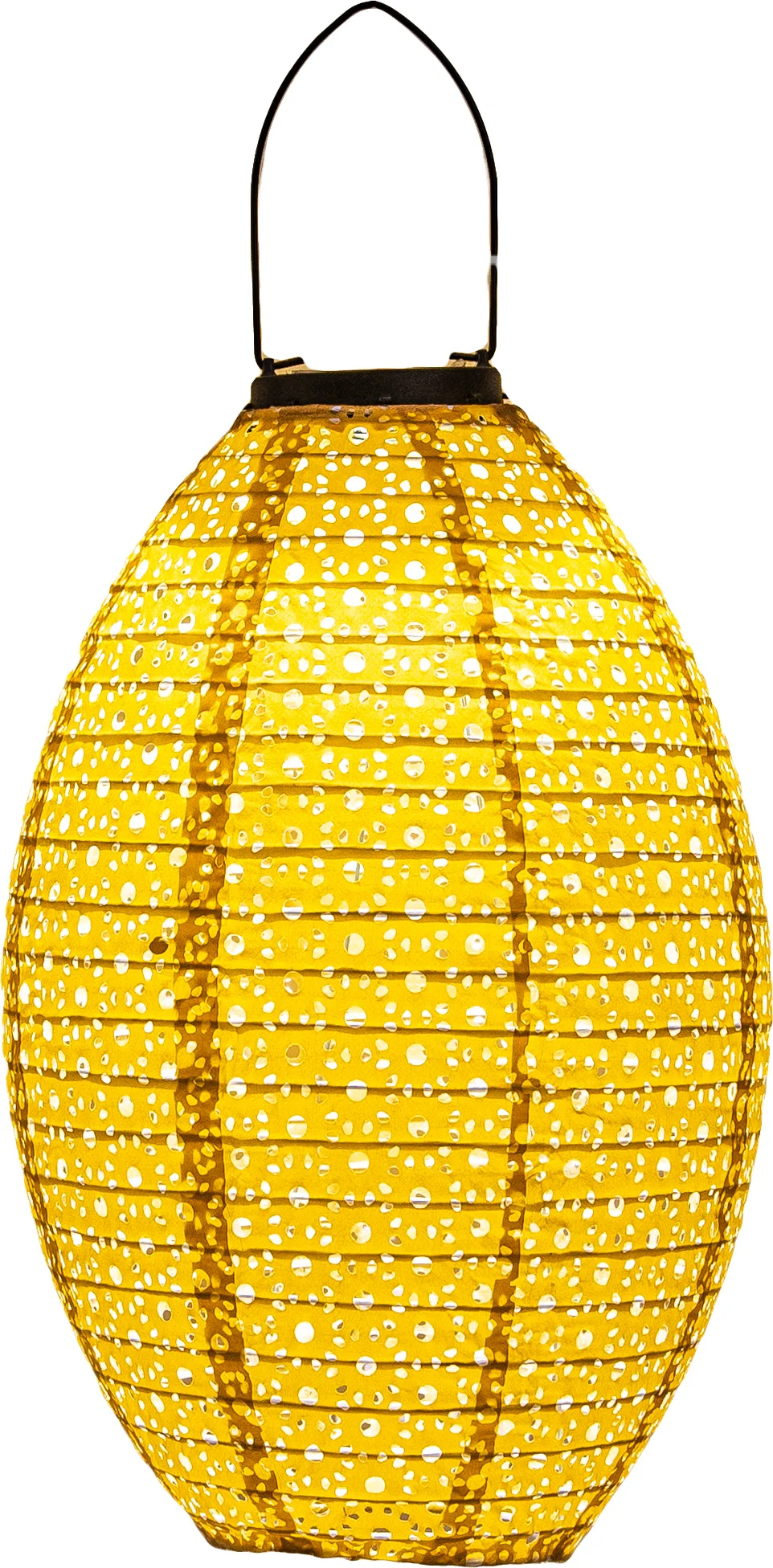 Anna's Collection lampion geel D 22 H 32 cm