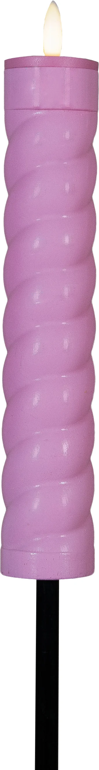 Anna's Collection solar fakkel Swirl roze D 4 H 97 cm