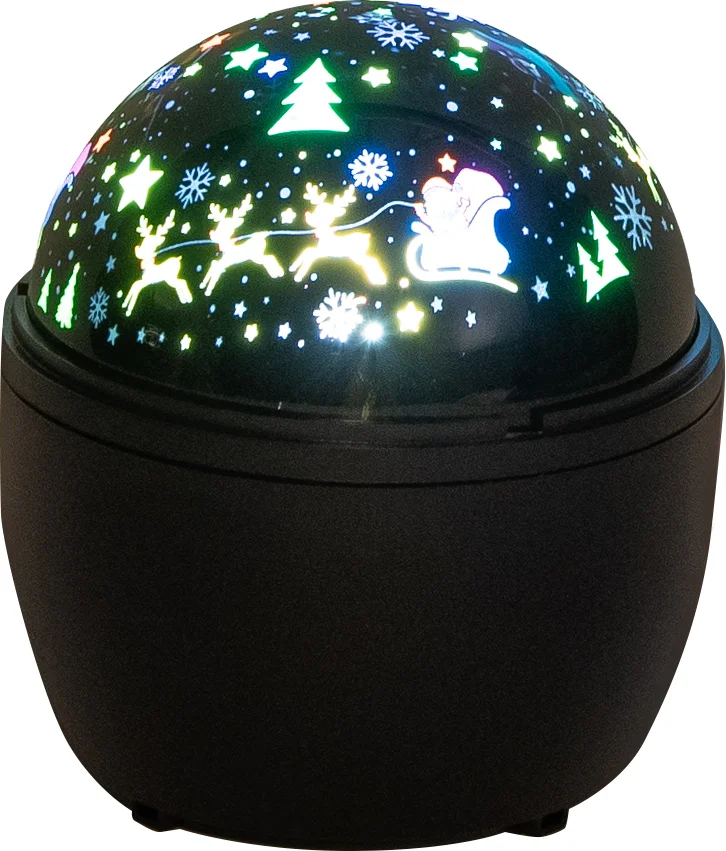 Anna's Collection led projector kerstfiguur gekleurd