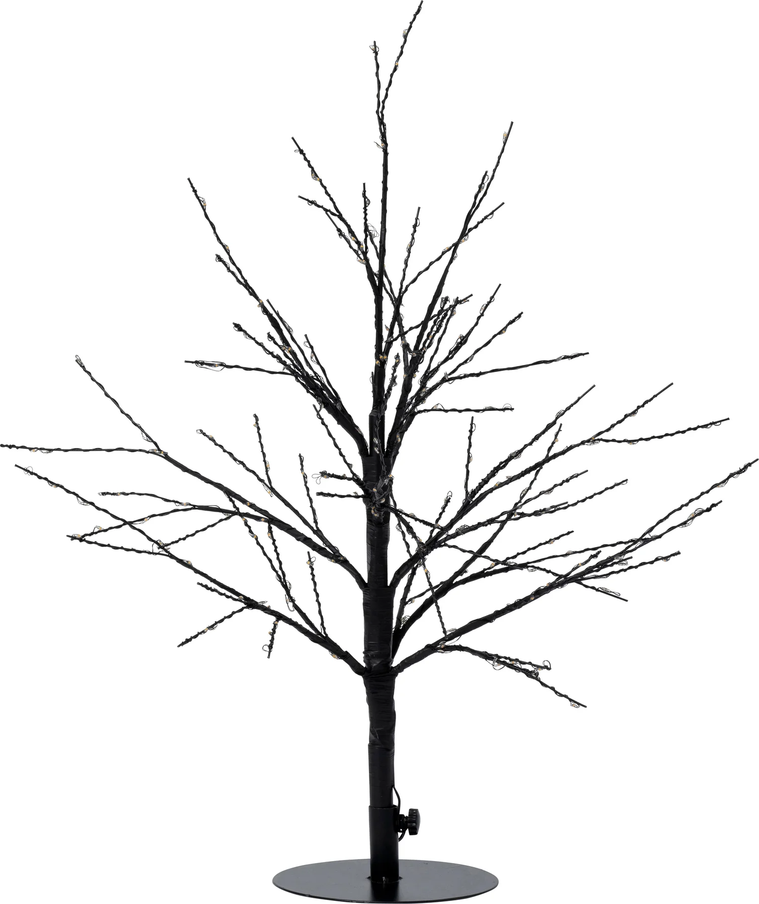 Anna's Collection decoratieboom buiten met verlichting knipper 15,5 x 5,5 x 55 cm