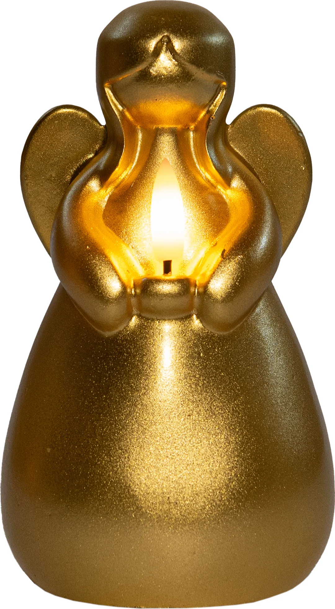 Anna's Collection LED stompkaars Ange engel goud D 8 H 14,5 cm