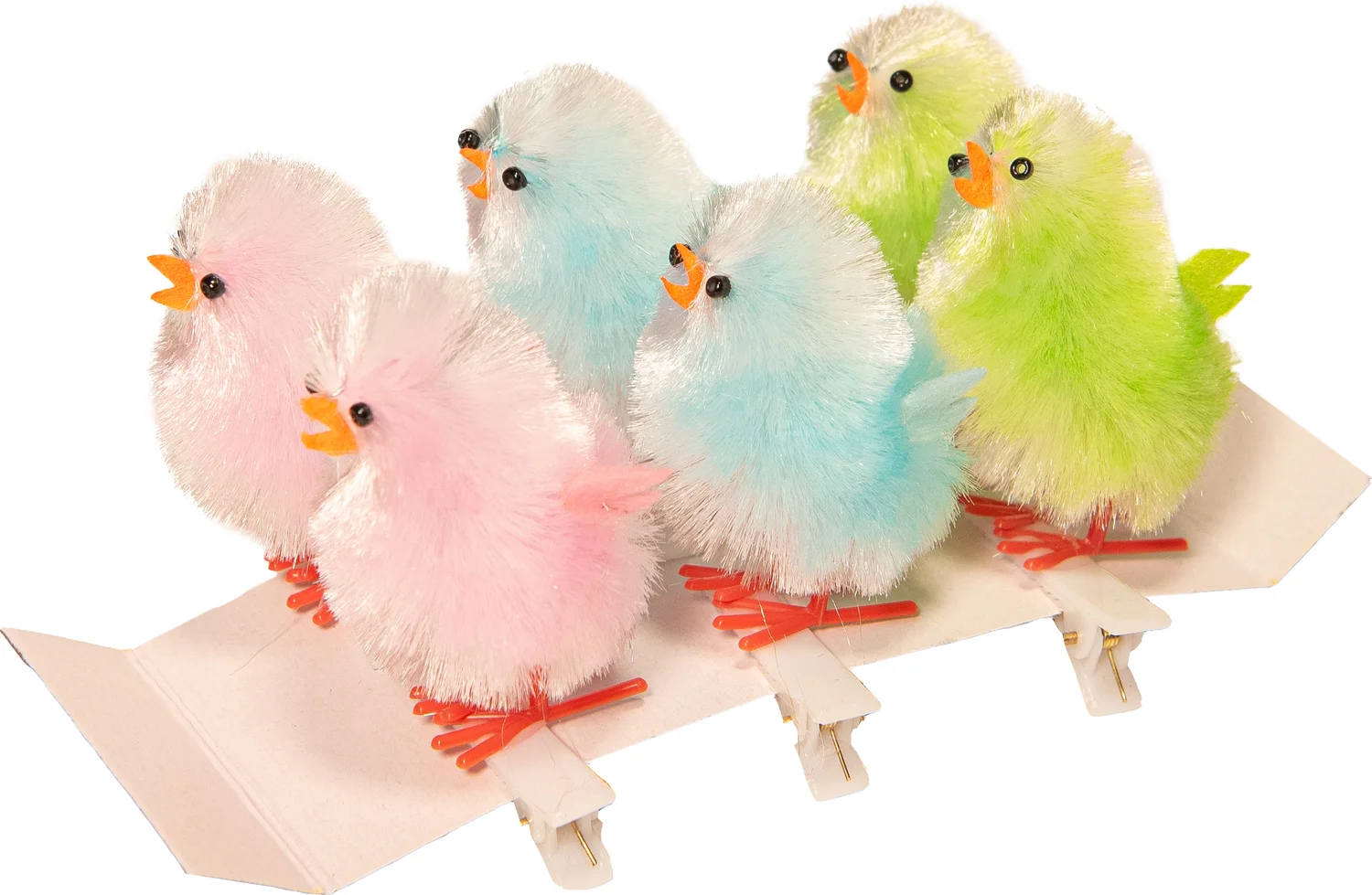 Anna's Collection paasclip kuiken 2 x 2 x 5 cm 6 stuks