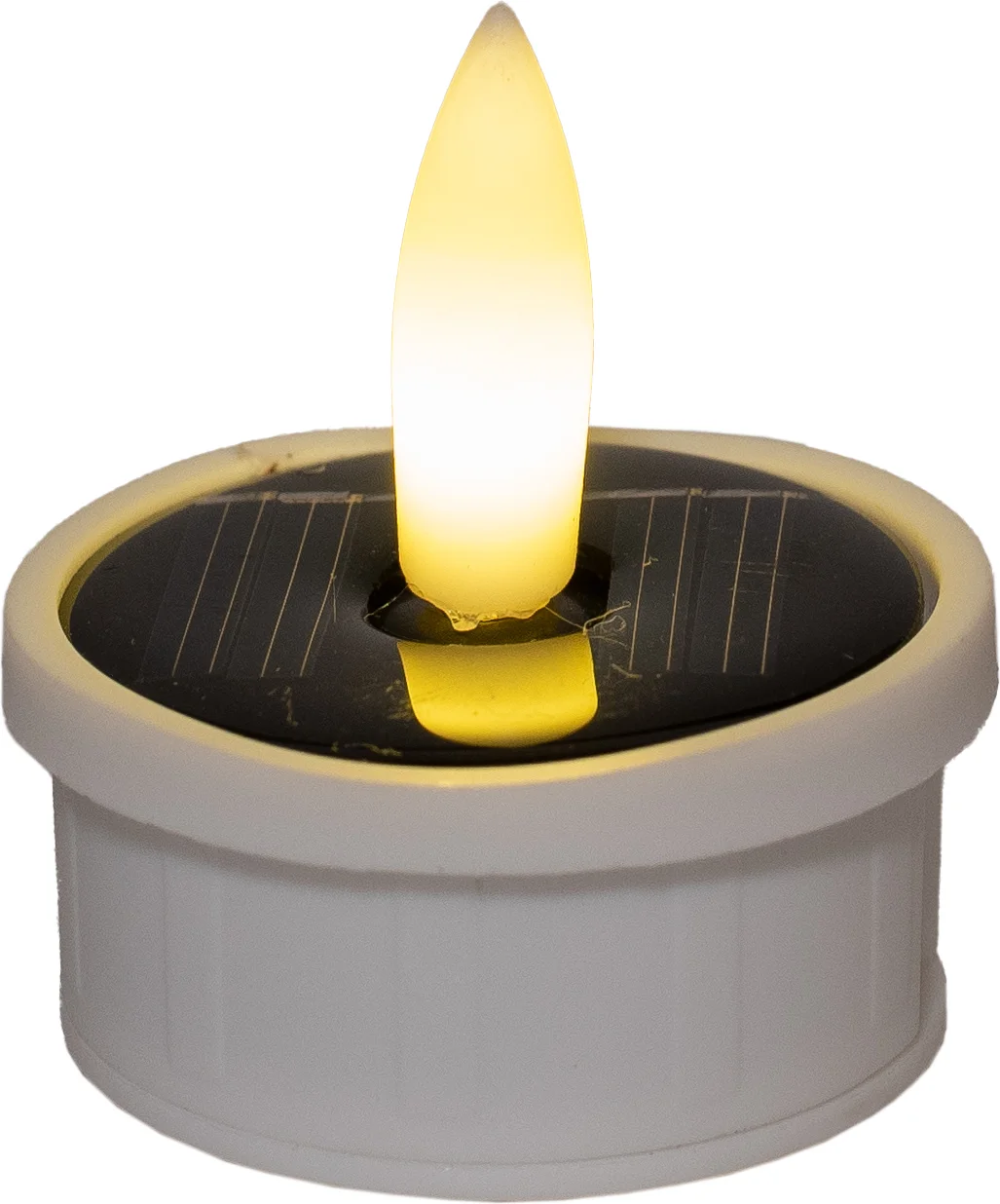 Anna's Collection solar waxinelicht wit 3 stuks