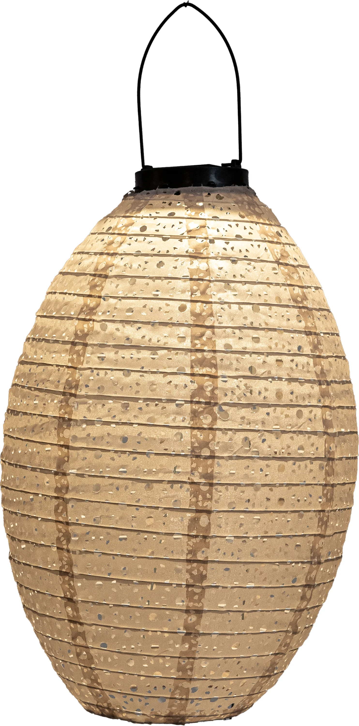 Anna's Collection lampion Marrakesh bruin D 22 H 32 cm