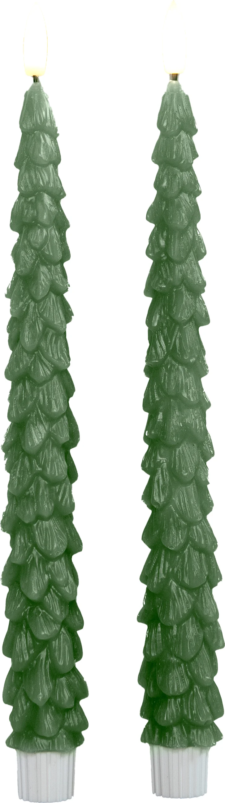 Anna's Collection LED dinerkaars met afstandsbediening Rambu groen D 3 H 27 cm