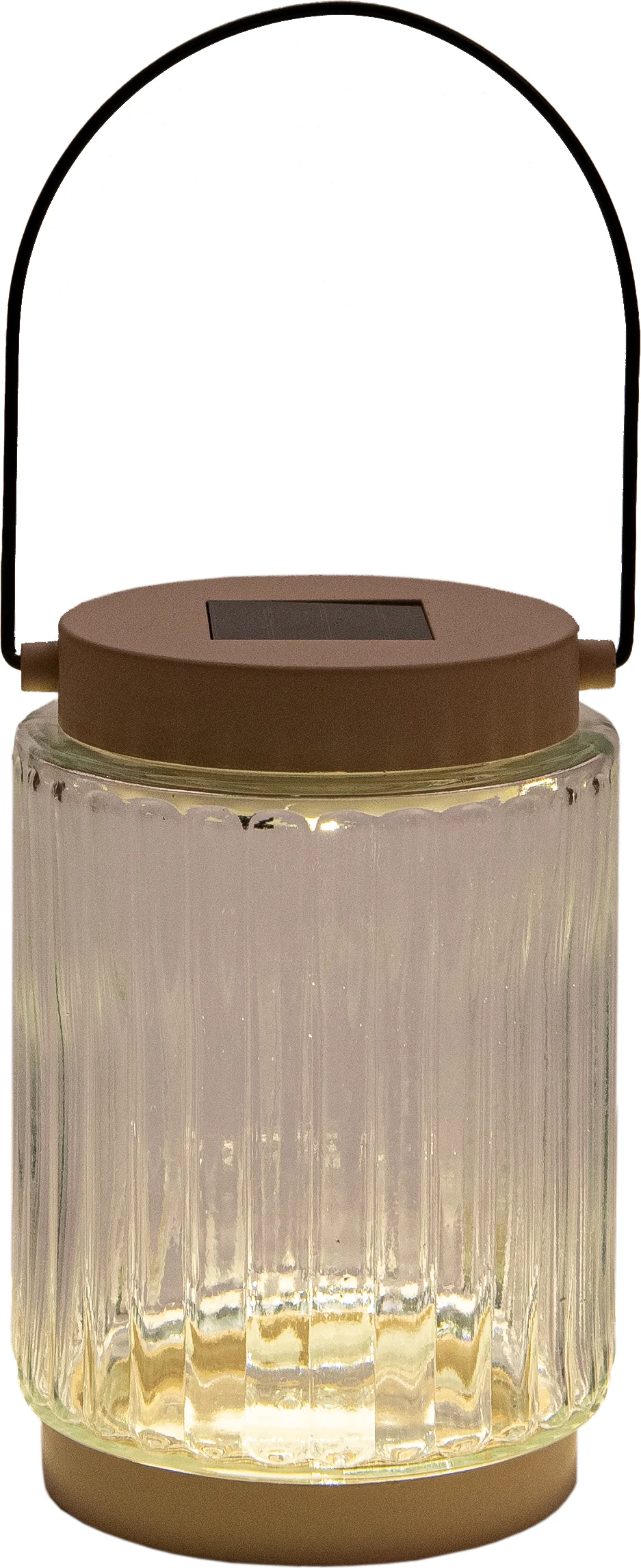 Anna's Collection lantaarn beige D 8 H 12 cm