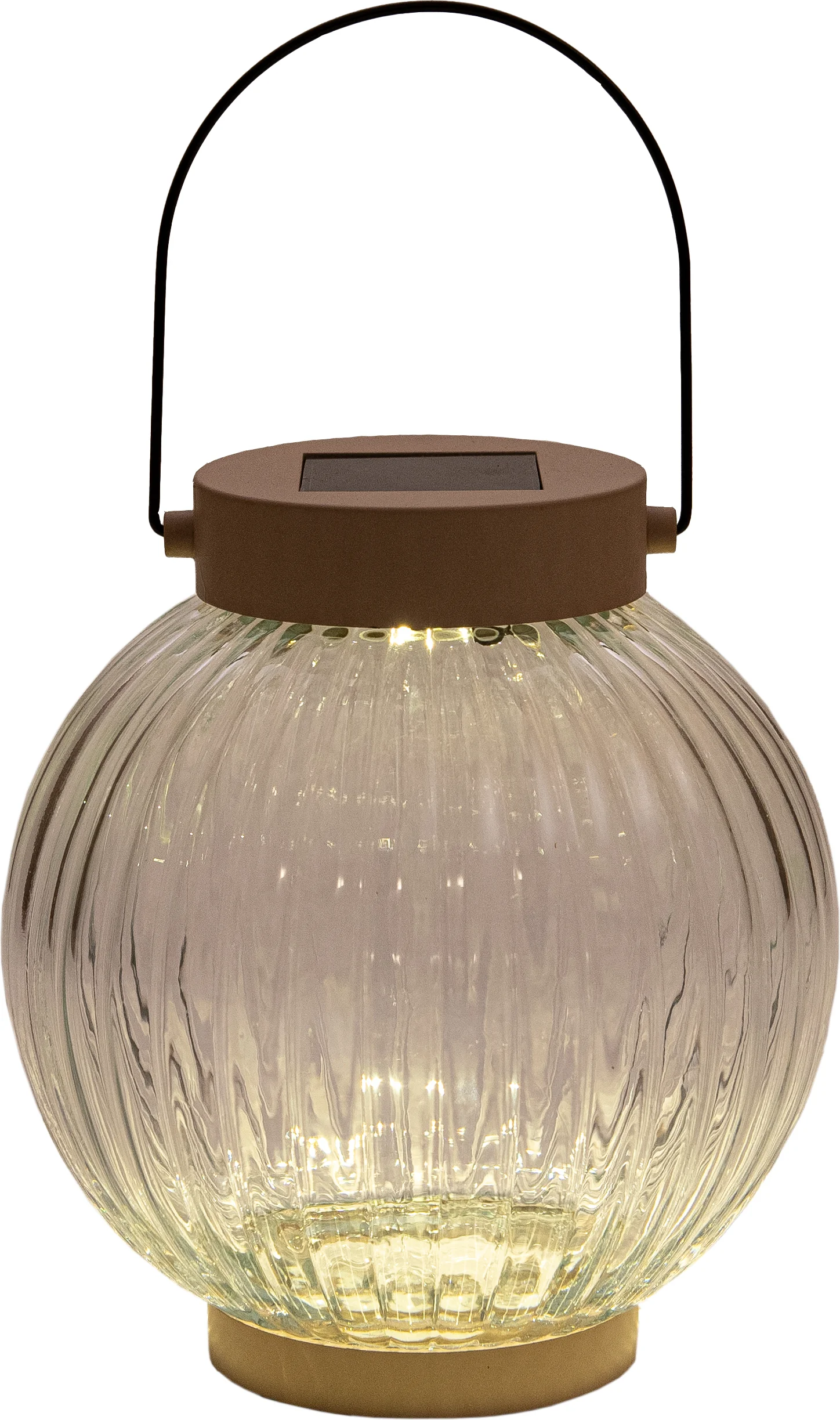 Anna's Collection lantaarn beige D 14 H 15 cm