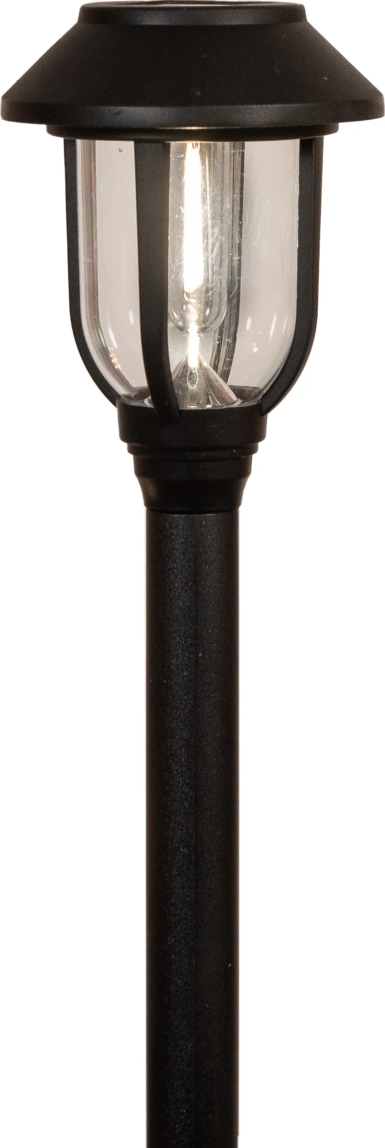 Anna's Collection solar staande buitenlamp zwart D 9 H 41 cm