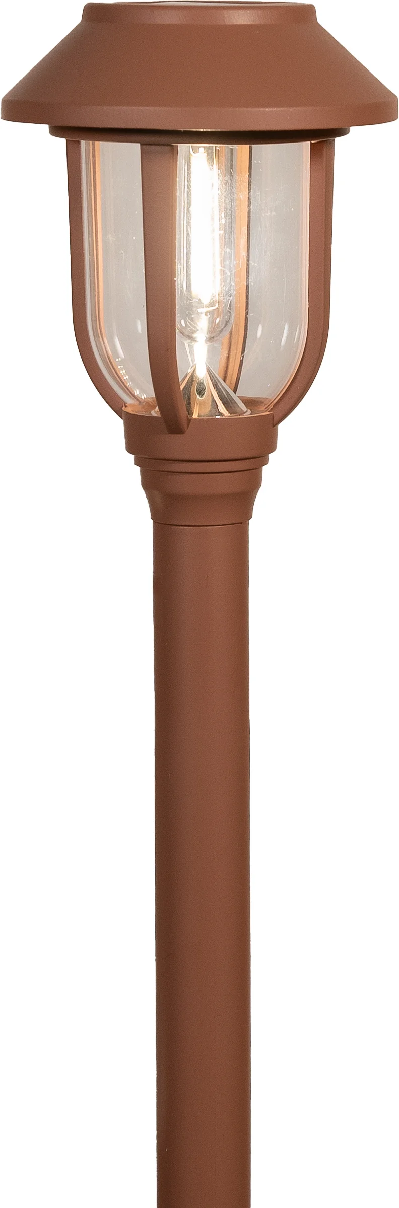 Anna's Collection solar staande buitenlamp terracotta D 9 H 41 cm