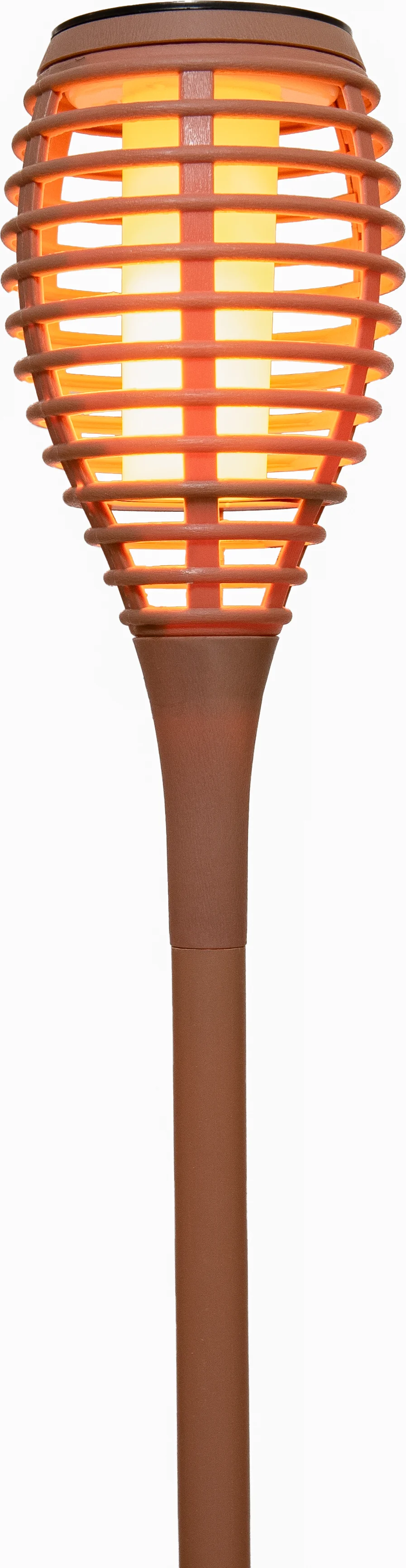 Anna's Collection solar staande buitenlamp terracotta D 10 H 61 cm