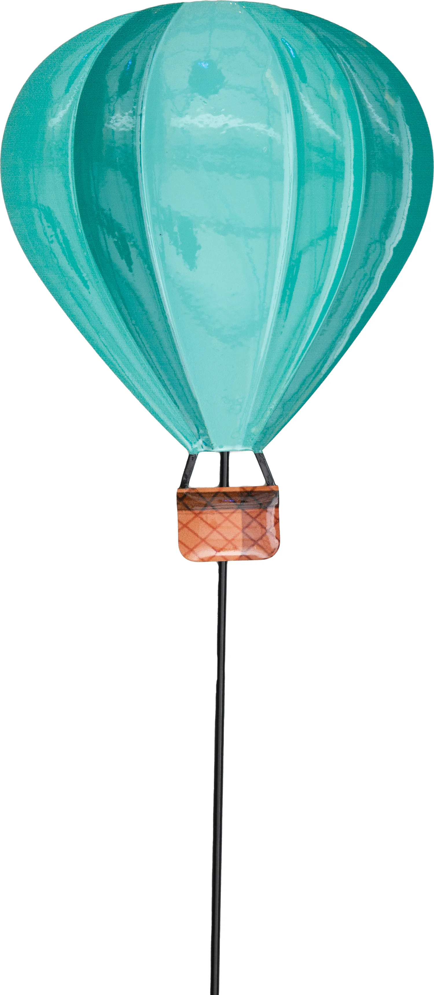 Anna's Collection tuinsteker luchtballon groen 18 x 0,5 x 65 cm