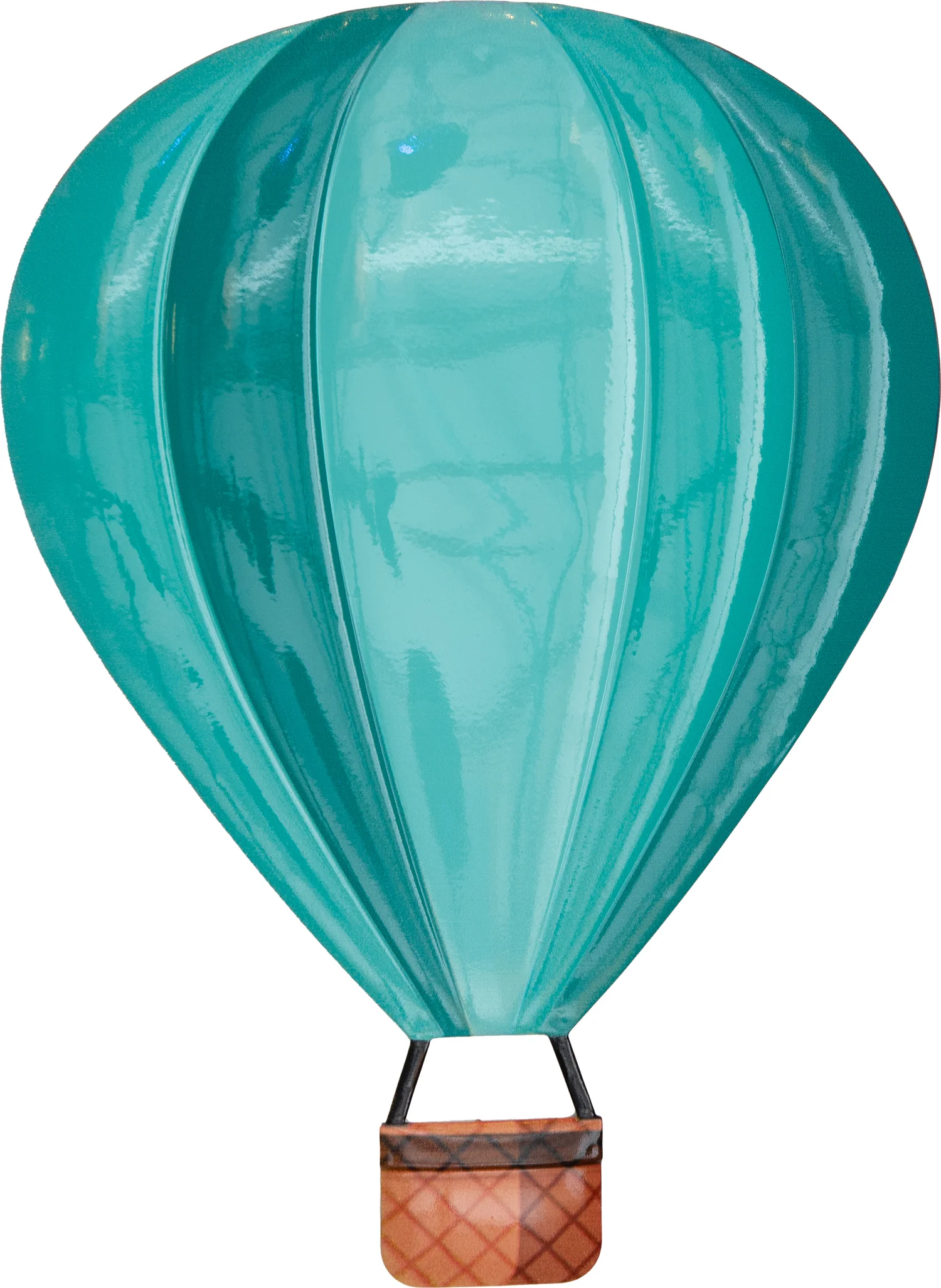 Anna's Collection tuin wanddecoratie luchtballon groen 28 x 0,5 x 38 cm