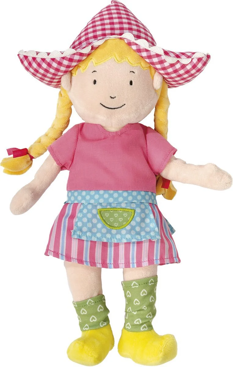 Bambolino Toys knuffel Fien & Teun fien roze 17 x 10 x 35 cm