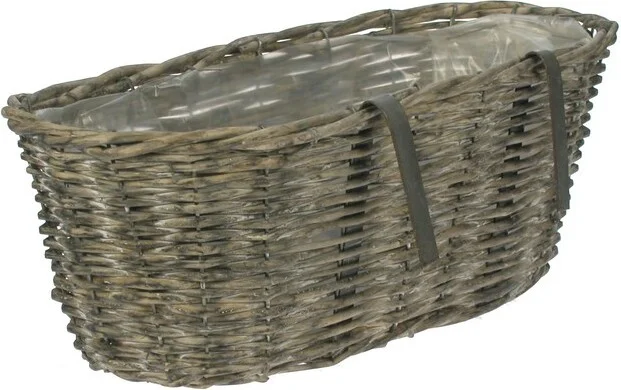 Balkonbak 46 x 20 x 17 cm grijs