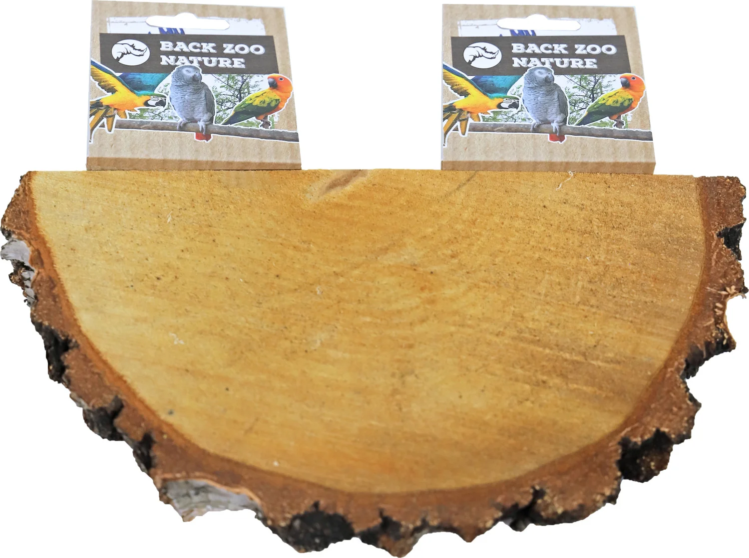 Back Zoo Nature rustplank boomschors halfrond 26,5 x 22 x 4,5 cm