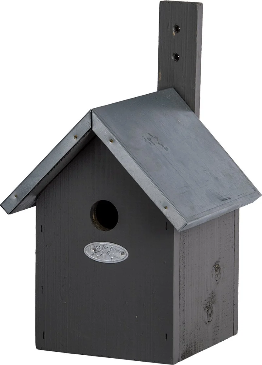 Best for Birds vogelhuisje grijs 19,2 x 18 x 31,2 cm