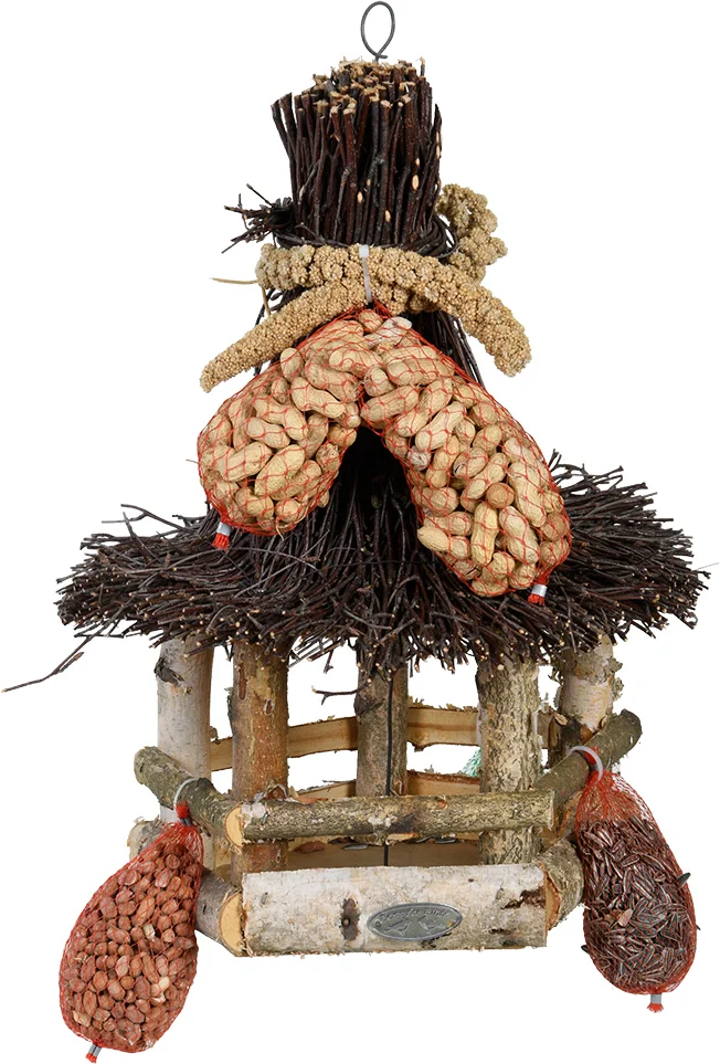 Best for Birds vogelvoederhuisje met voer 30 x 30 x 40 cm