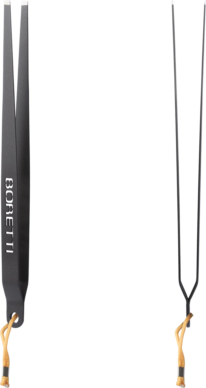 Boretti barbecue pincet grijs 30,5 x 8,3 x 2,5 cm