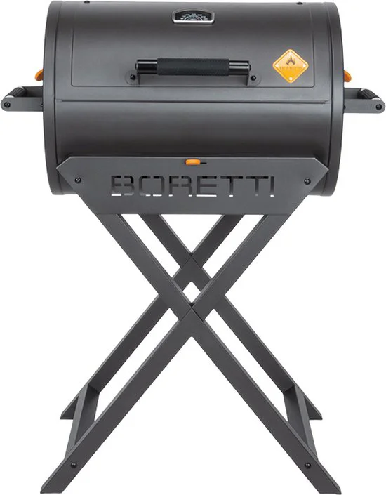 Boretti houtskool barbecue Fratello 2.0 antraciet 52 x 81 x 104 cm