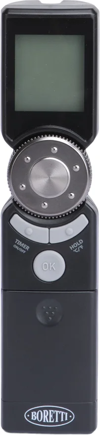 Boretti vleesthermometer zwart