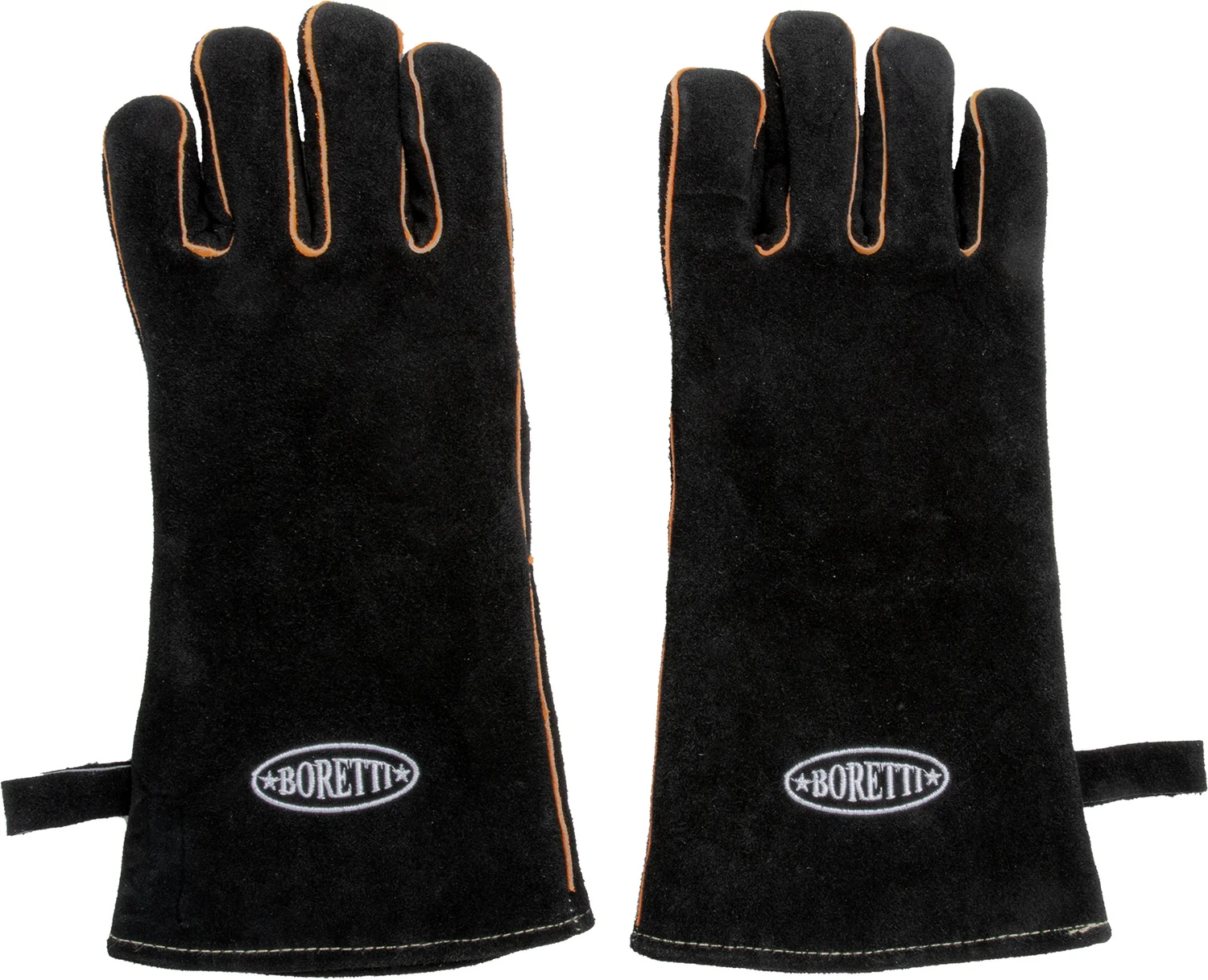 Boretti barbecue handschoenen zwart onesize 2 stuks