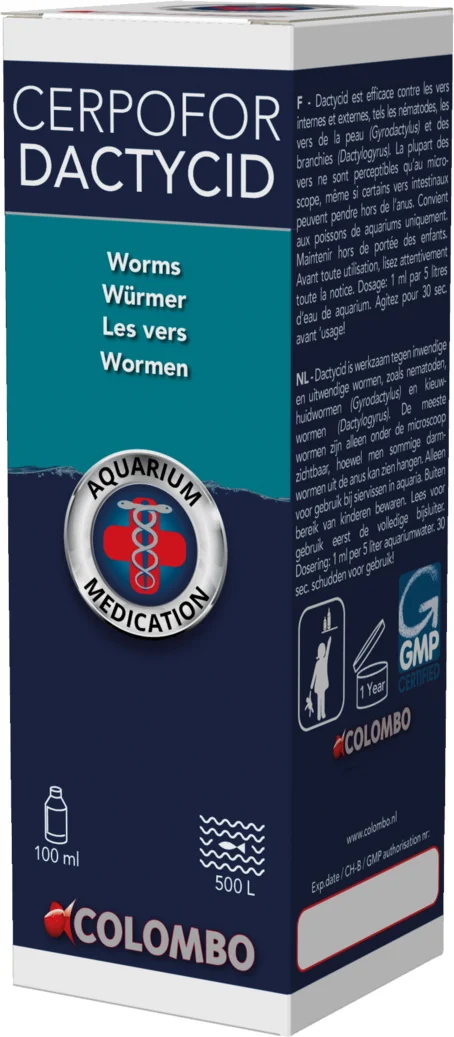 Colombo Cerpofor Dactycid vissen medicijn wormen 100 ml