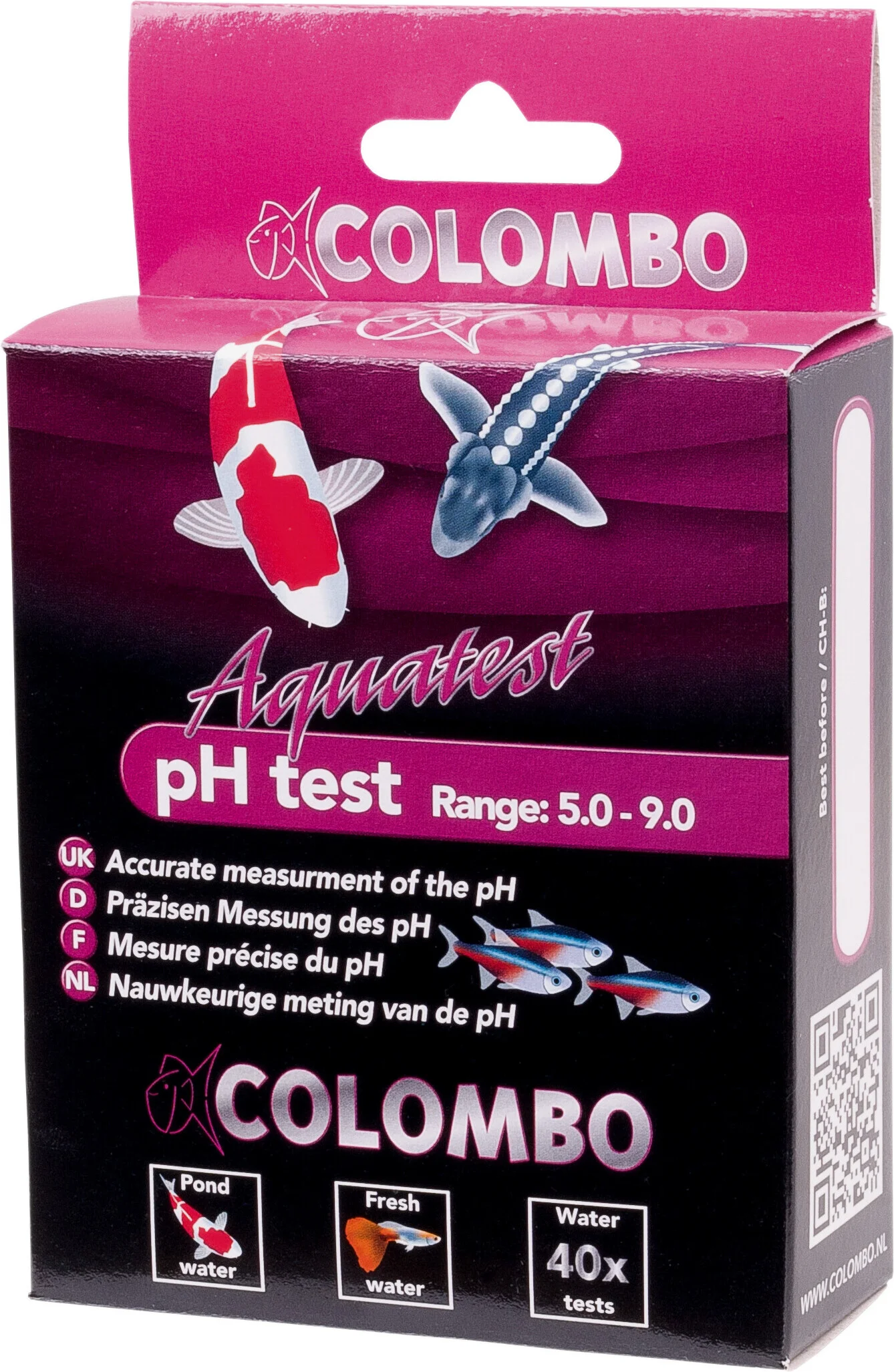 Colombo watertest PH 40 stuks