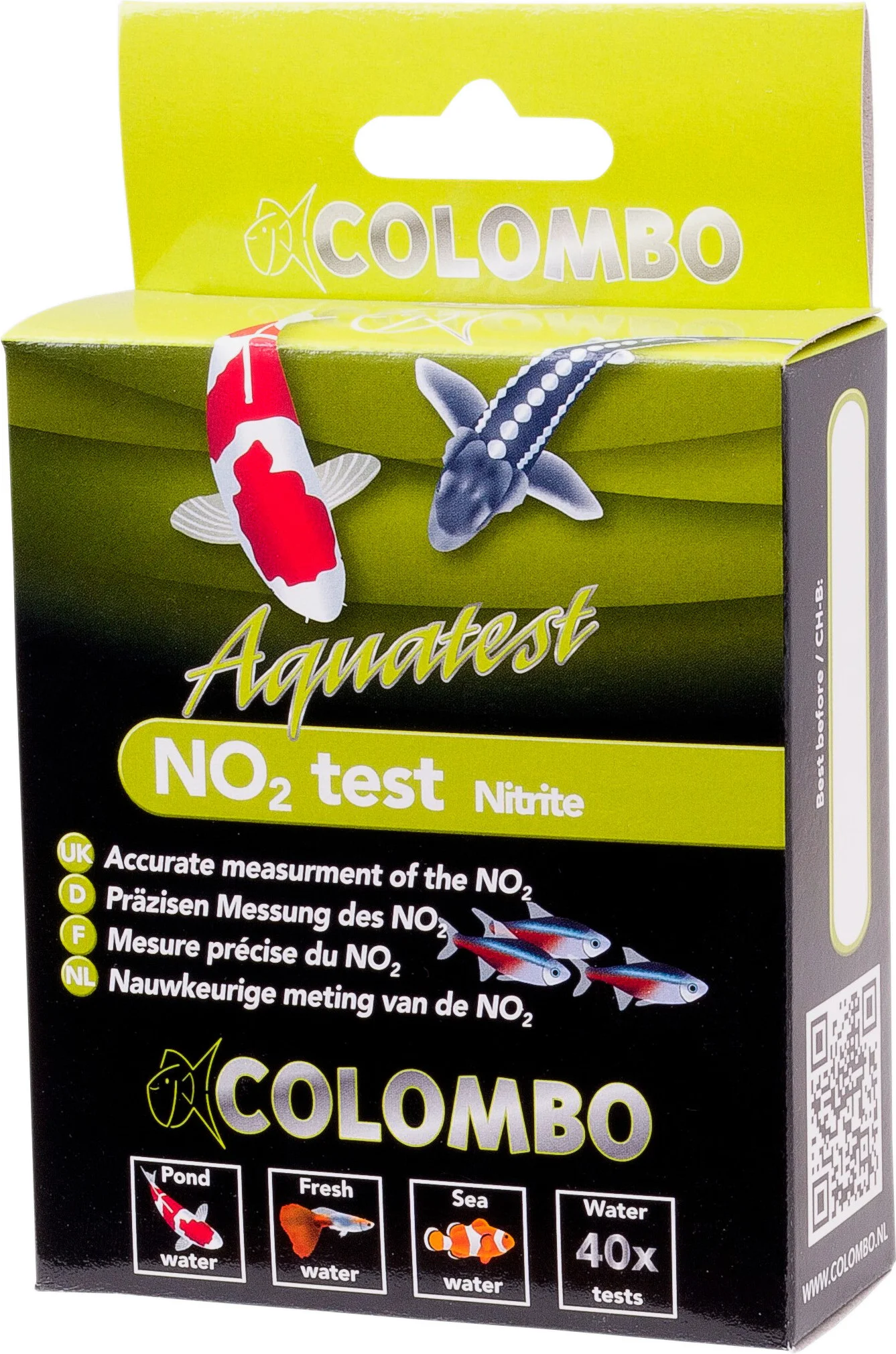 Colombo watertest NO2 40 stuks