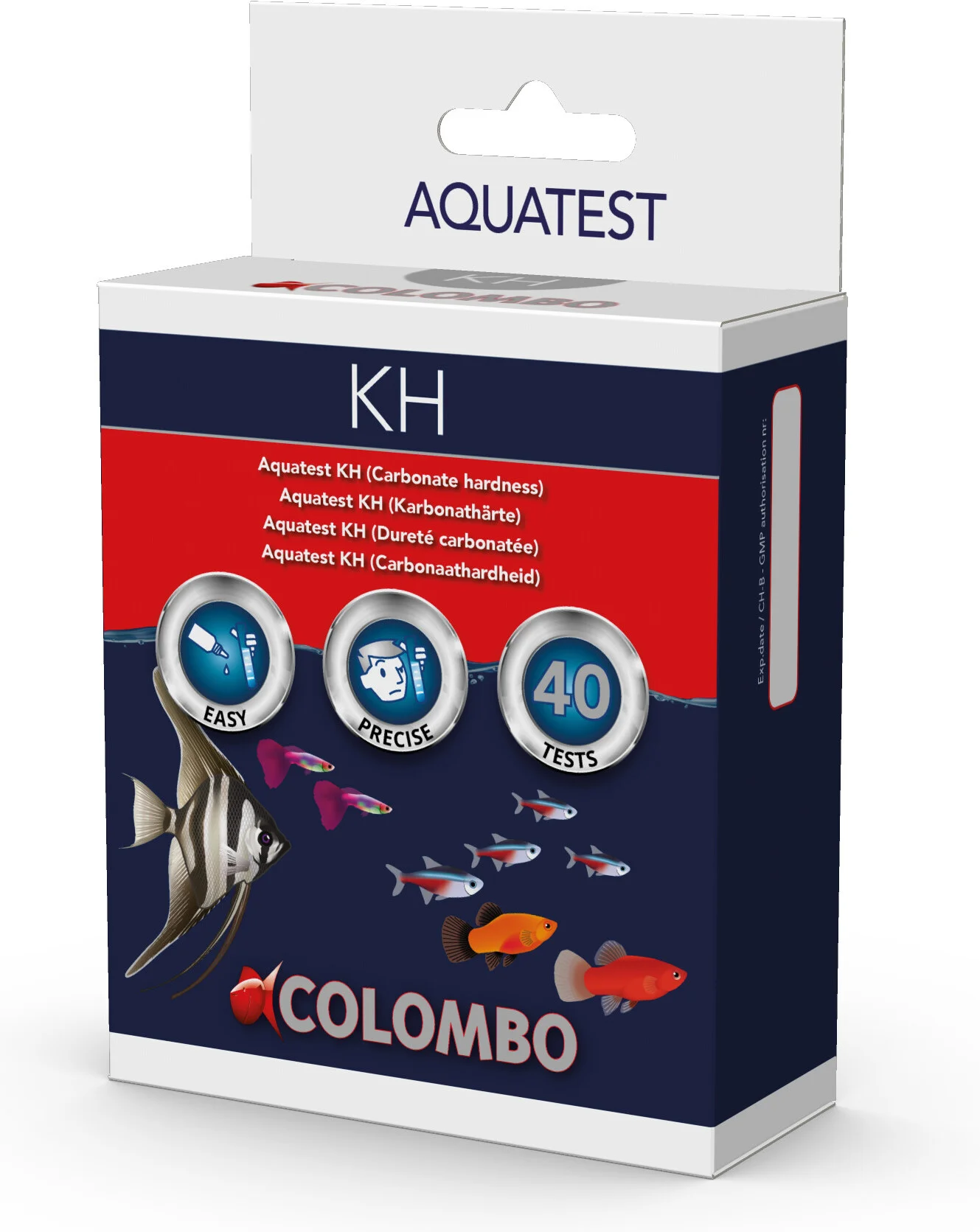 Colombo watertest Aqua KH 40 stuks