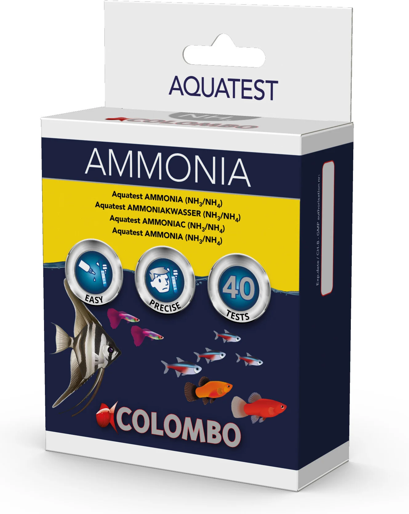 Colombo watertest Aqua NH3 40 stuks