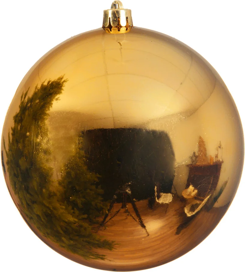 Decoris kersthanger goud D 25 cm