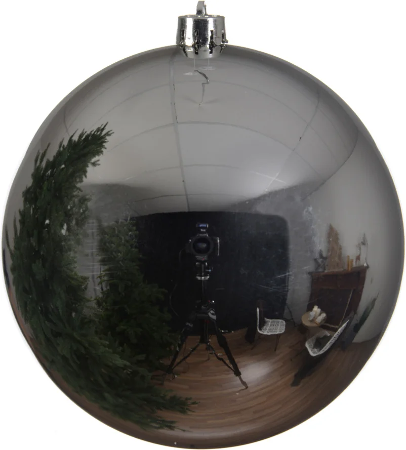 Decoris kersthanger zilver D 20 cm
