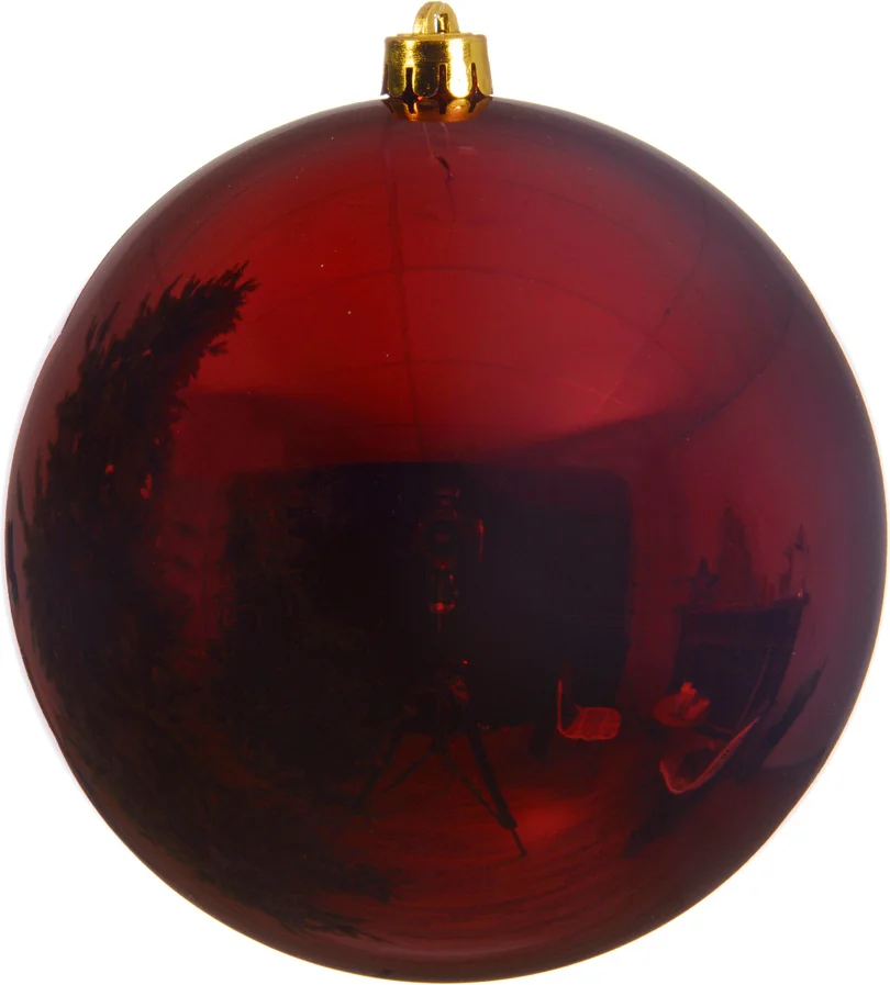 Decoris kersthanger rood D 20 cm