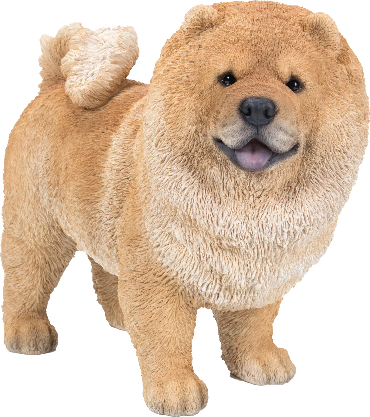 De Beeldengieterij tuinbeeld Barto chowchow beige 28 x 16 x 35 cm