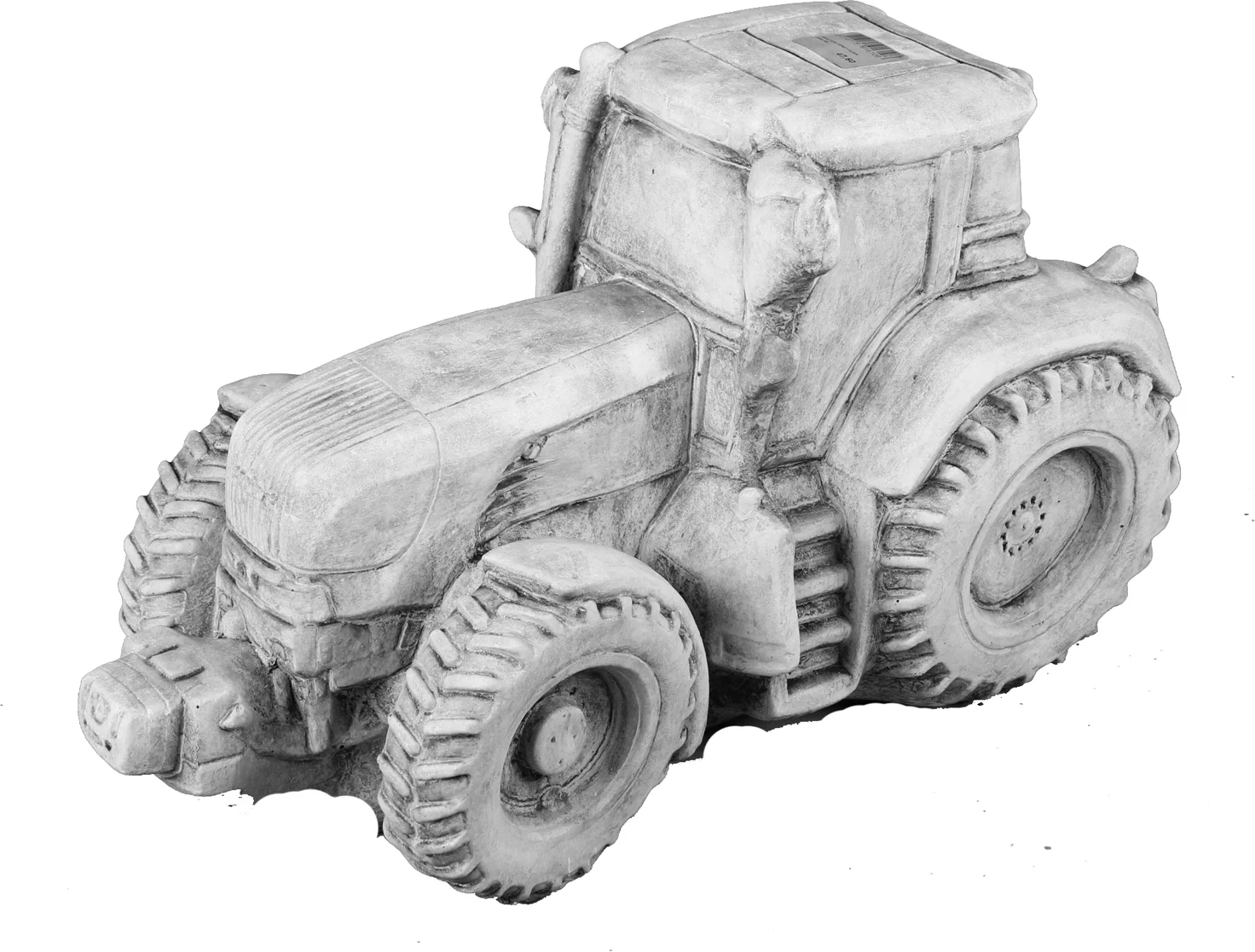 De Beeldengieterij tuinbeeld tractor grijs 31 x 25 x 40 cm