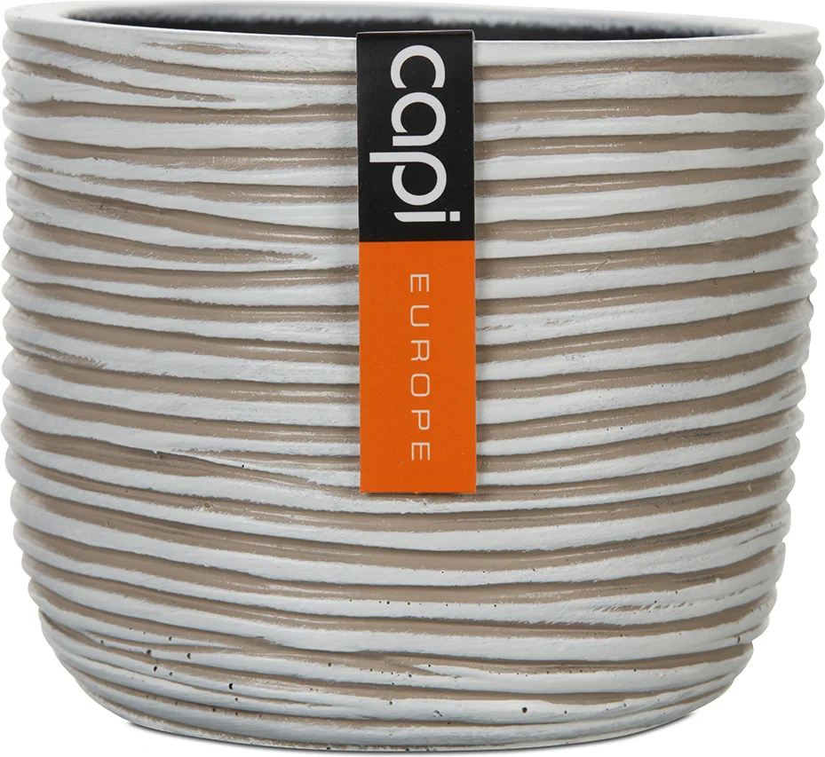 Capi Europe bloempot Nature-Rib crème D 17 H 15,7 cm