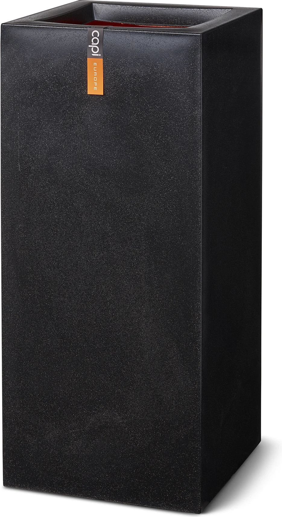 Capi Europe bloempot Urban Smooth zwart 36 x 36 x 79 cm