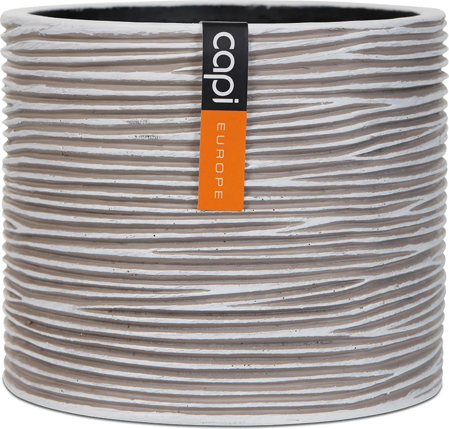Capi Europe bloempot Nature-Rib ivoor D 13 H 11,5 cm
