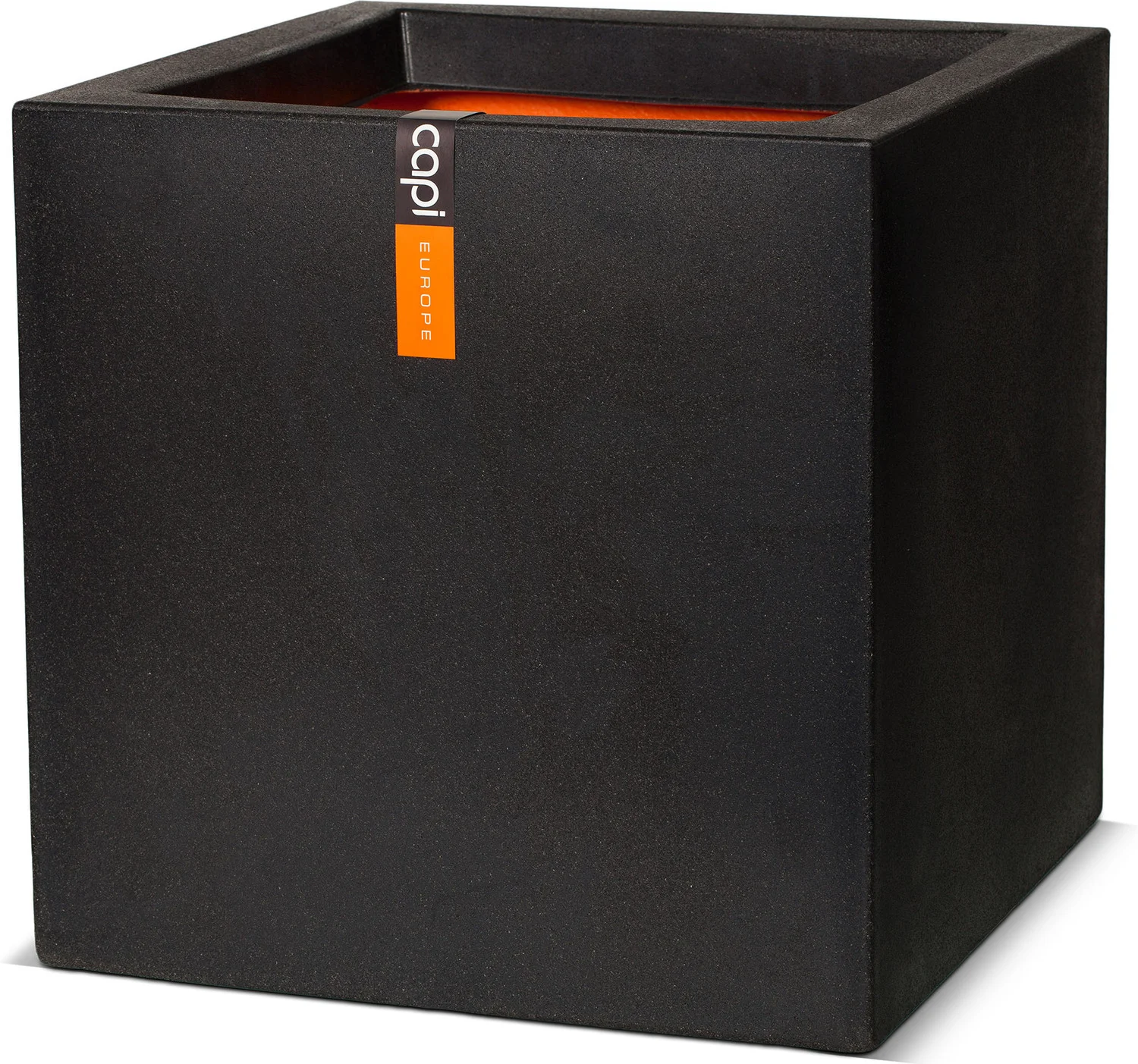 Capi Europe bloempot Urban Smooth 50 x 50 x 50 cm zwart