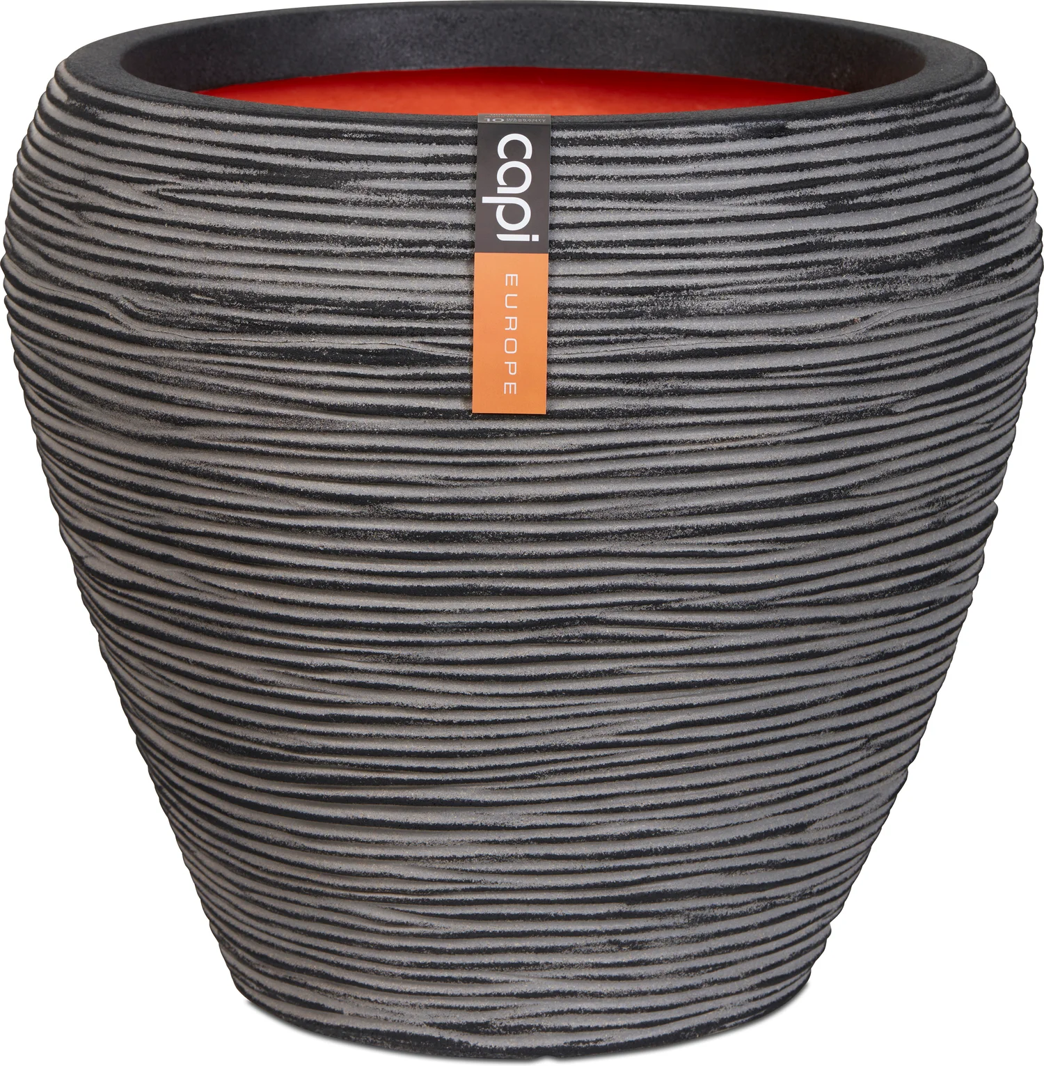 Capi Europe bloempot Nature-Rib antraciet D 42 H 38 cm