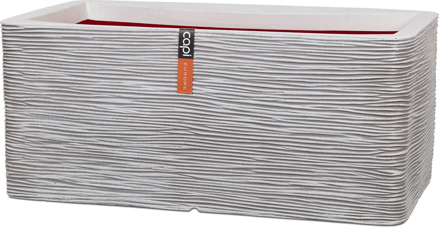Capi Europe plantenbak Nature-Rib crème 73 x 39 x 32 cm