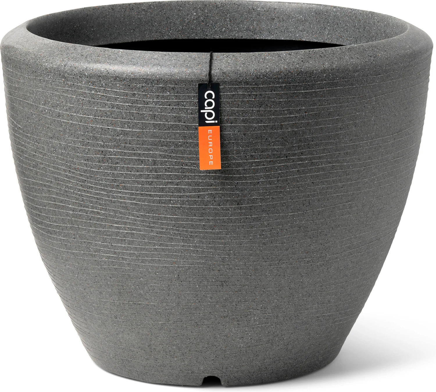 Capi Europe bloempot Granite antraciet D 60 H 48 cm