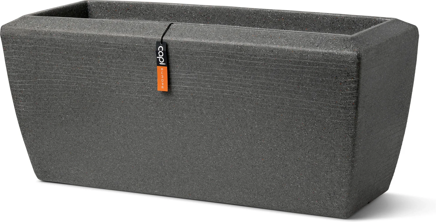 Capi Europe plantenbak Granite antraciet 90 x 35 x 40 cm