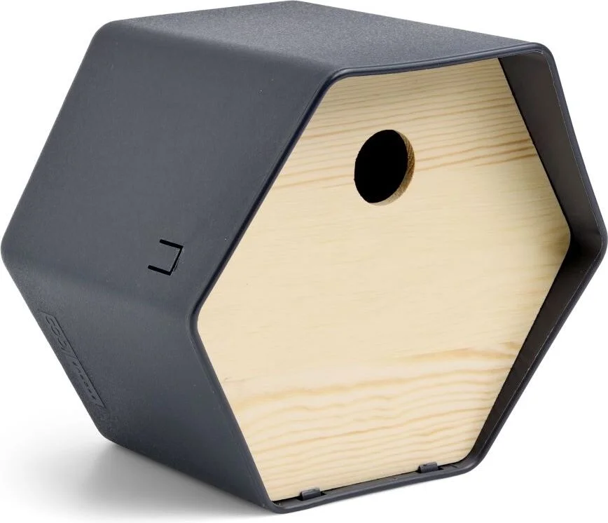 Capi Europe vogelhuisje Hive antraciet  23 x 19 x 20 cm
