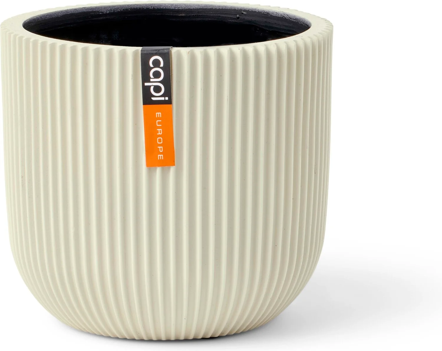 Capi Europe bloempot Groove beige D 17,2 H 15,3 cm