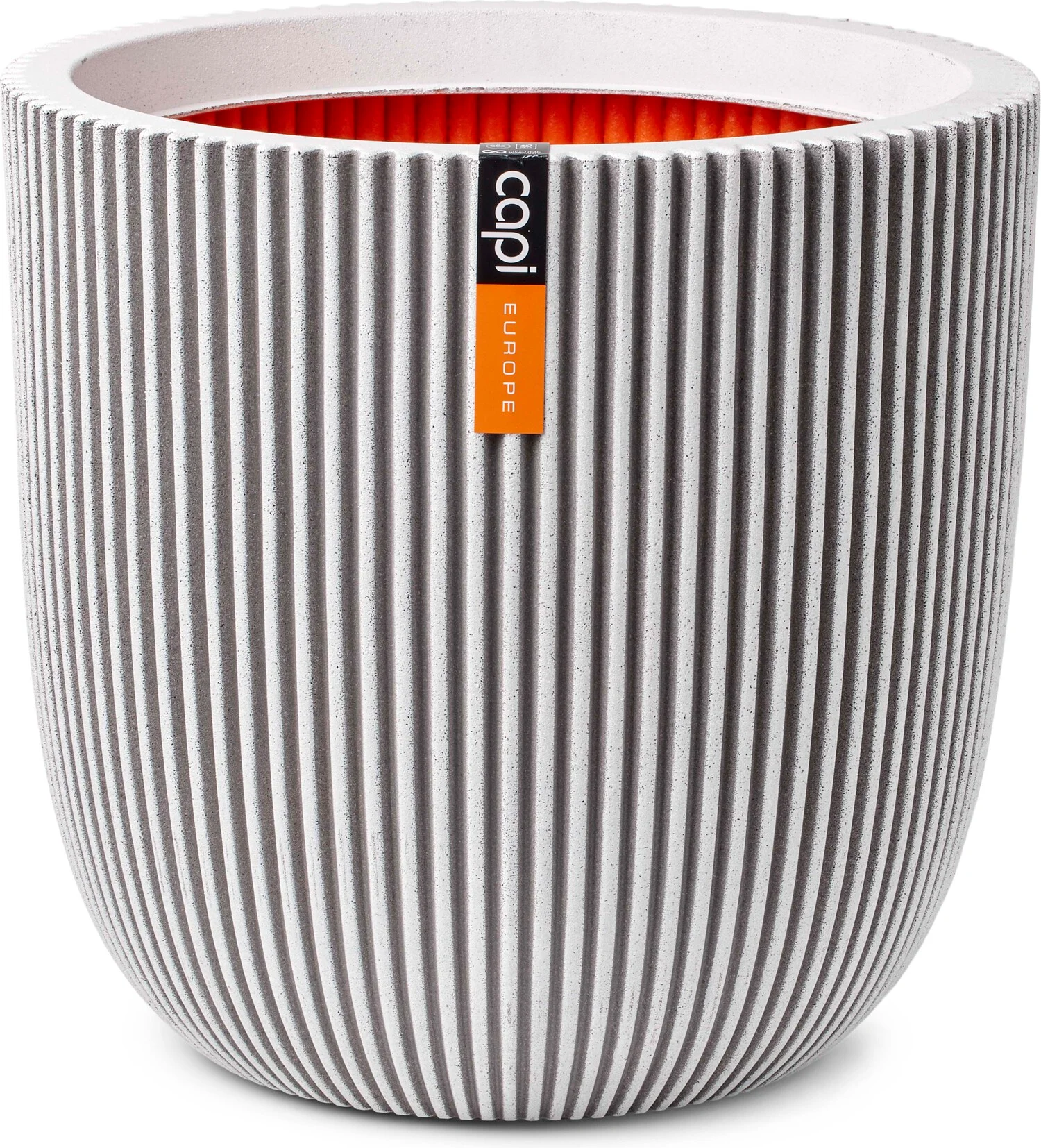 Capi Europe bloempot Groove wit D 43 H 41 cm